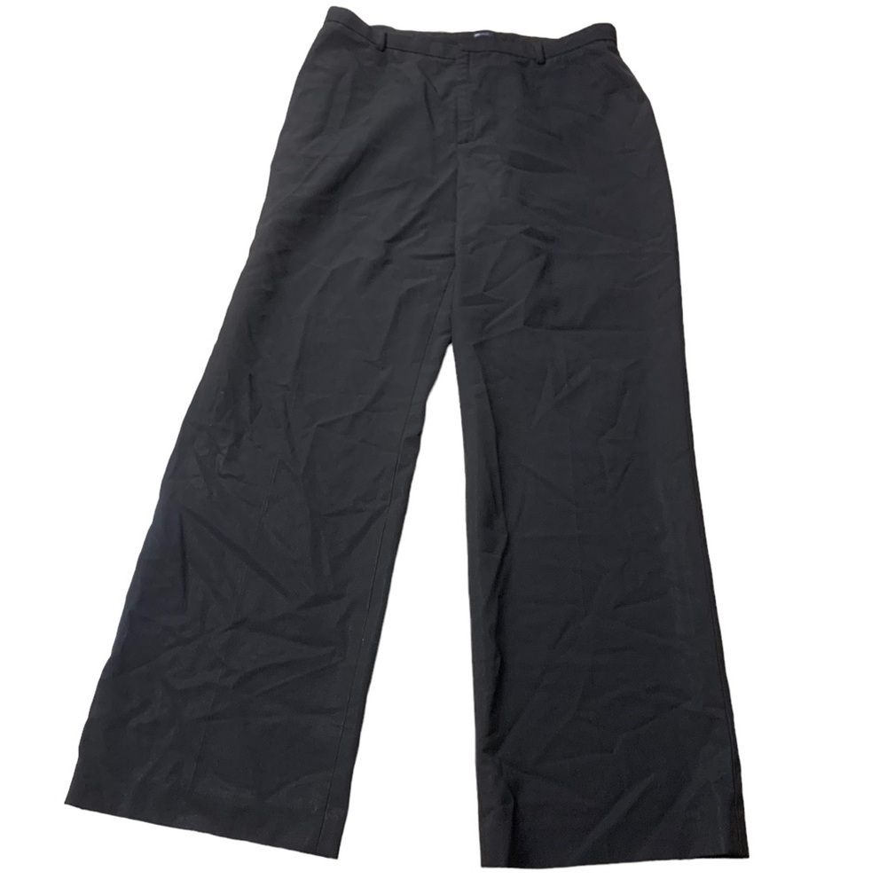 GAP Stretch | Black Trouser Pants Size 12A Wide Leg - Picture 5 of 8